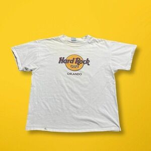 Vintage Hard Rock Cafe Orlando T Shirt White XL